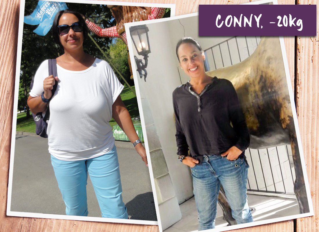 Conny im vorher-nachher-Verglich