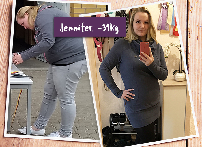 Jennifer fühlt sich wohler als je zuvor nach ihrem Erfolg mit BodyChange