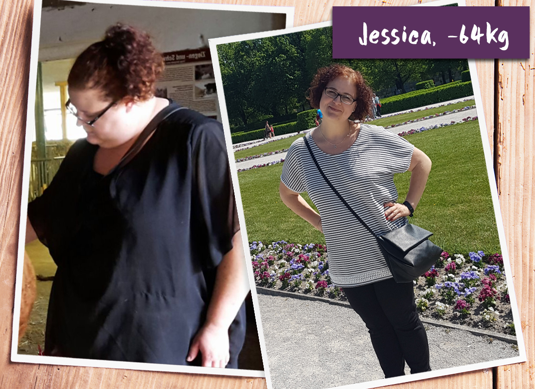 Jessica im vorher-nachher Vergleich